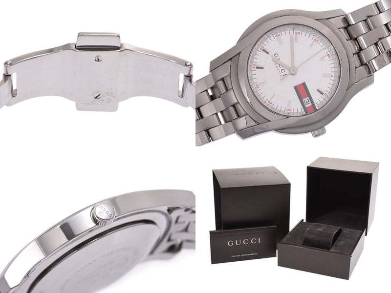 Gucci 5500 Silver Dial Men's Ladies SS Automatic Watch AB Rank