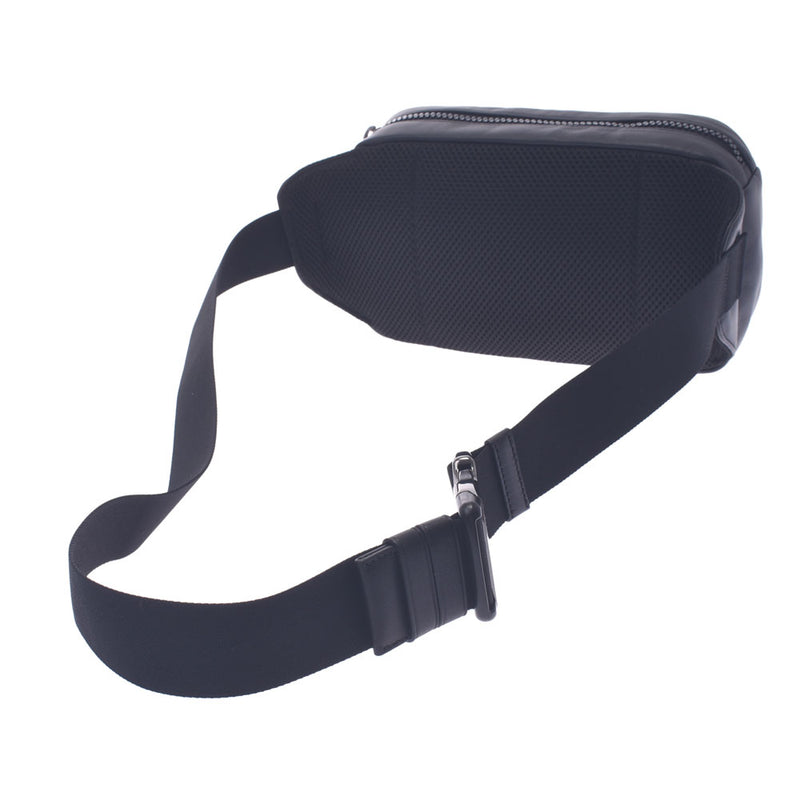 コーチボディバッグ アウトレット 黒 ユニセックス カーフ ウエスト