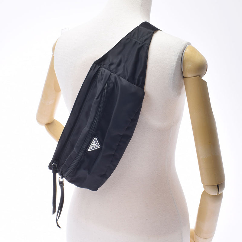 PRADA ウエストバッグ ボディバッグ 黒 ナイロン 収納袋付き