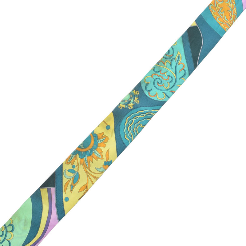 エルメスツイリー 旧タグ ベルト 花柄 オレンジ/緑 レディース