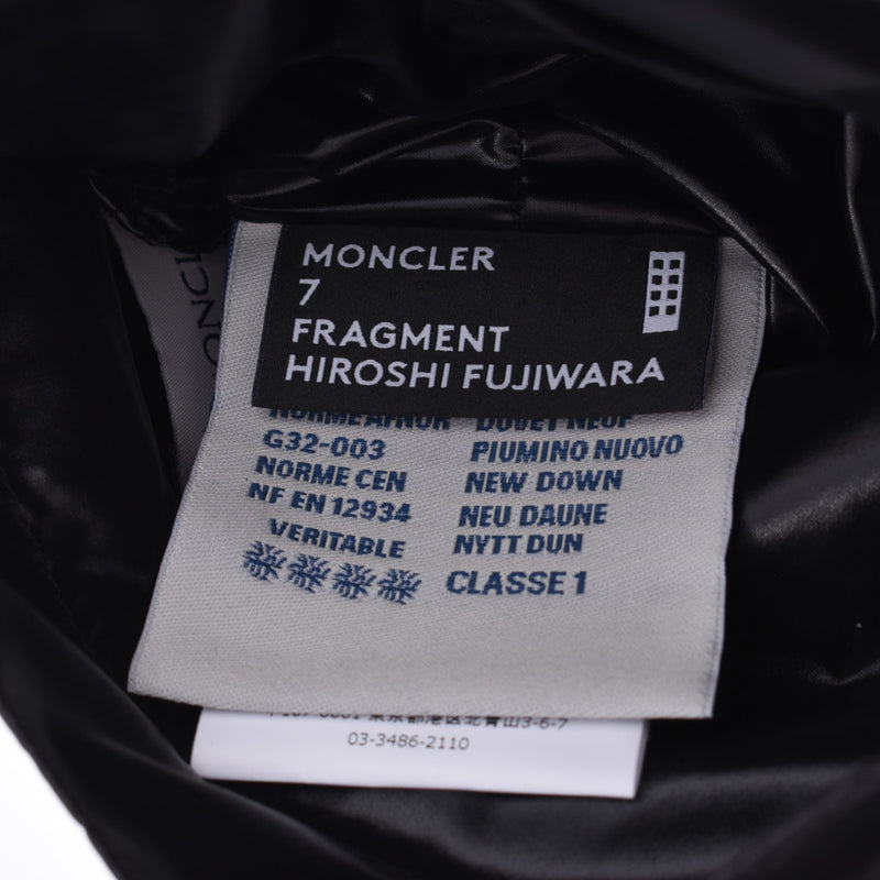 モンクレールマフラー フラグメント 黒 ユニセックス ネックウォーマー
