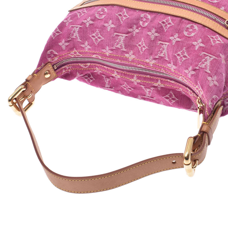 ルイヴィトンバギーGM 14146 ピンク レディース デニム ワンショルダー