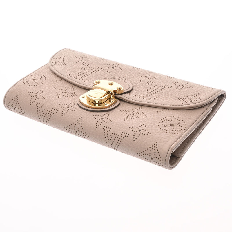 ルイヴィトンマヒナ ポルトフォイユ アメリア 14145 ベージュ