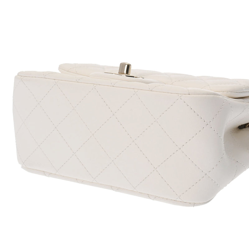 シャネルミニチェーンショルダー ココボール 42976 白 シャンパン