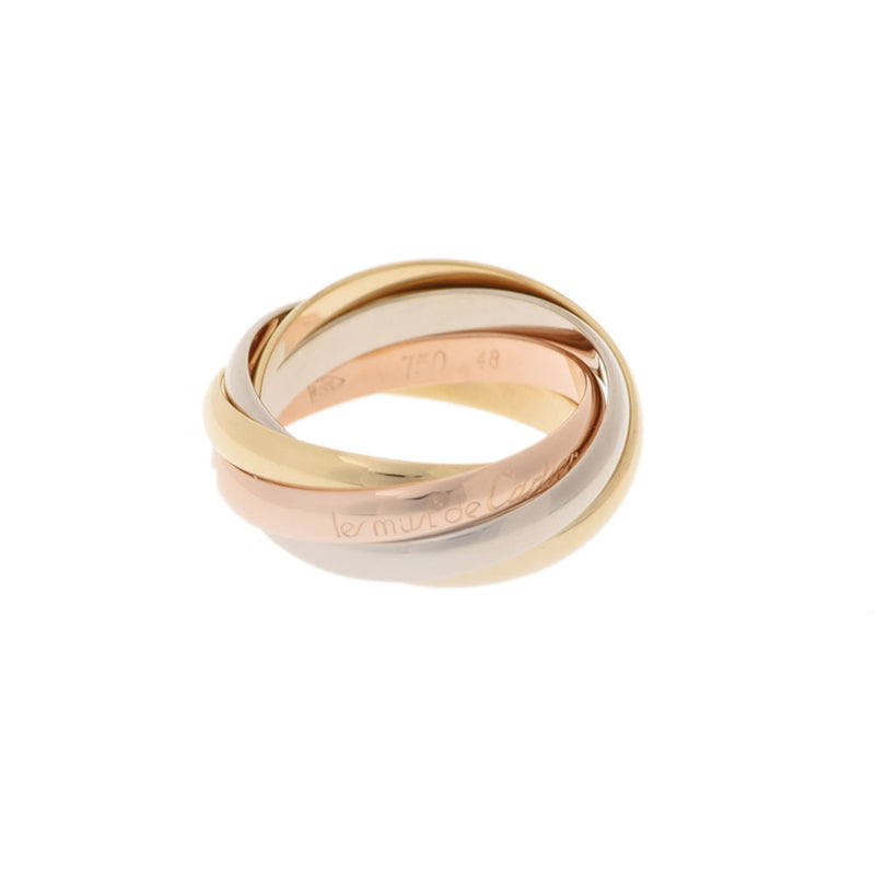 カルティエトリニティ 5連リング #48 レディース リング・指輪 8号