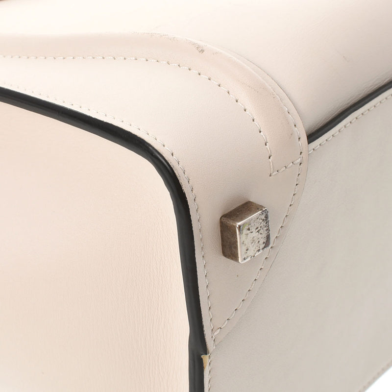 セリーヌラゲージ マイクロショッパー 白 レディース カーフ