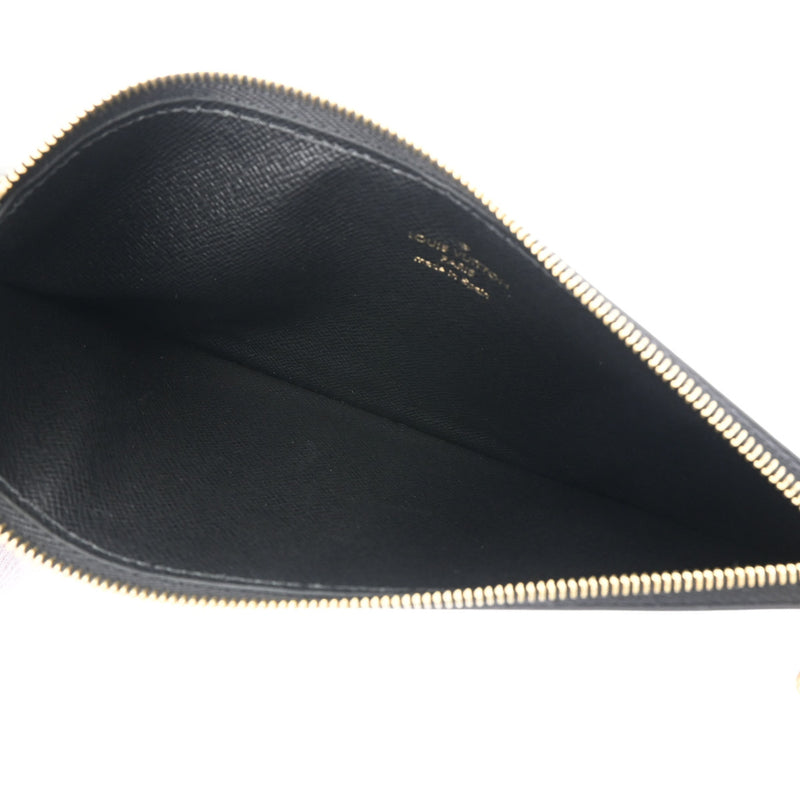 ルイヴィトンスリム パース 14145 ブラウン/ブラック レディース