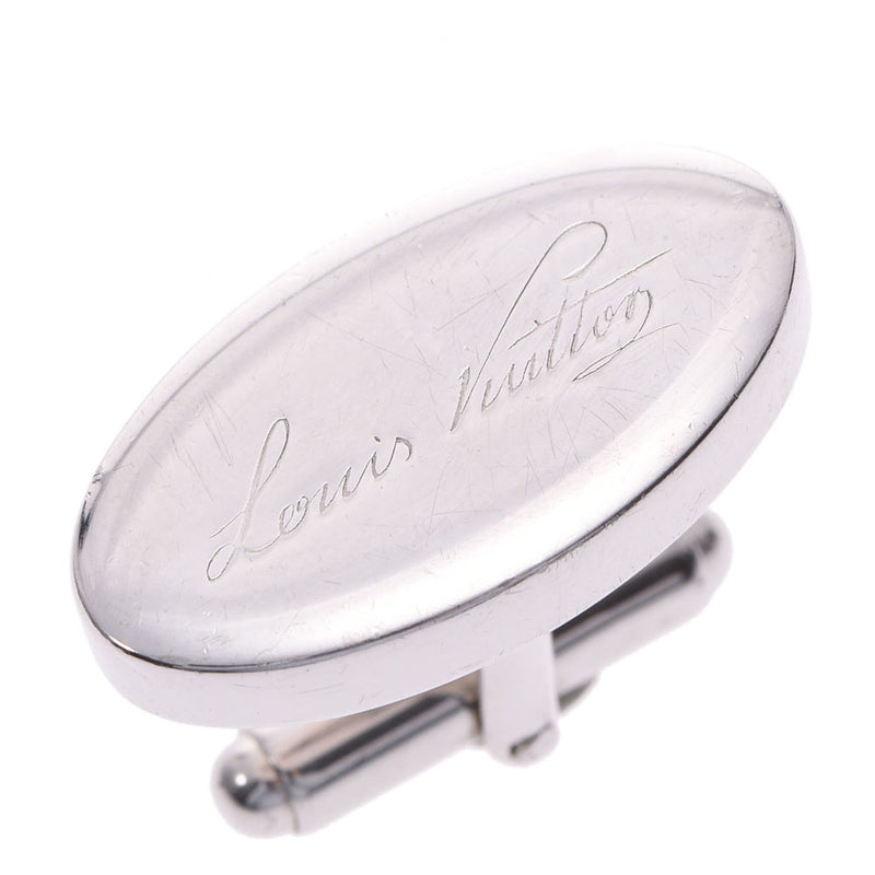 ルイヴィトン筆記体デザイン メンズ シルバー925 カフス LOUIS VUITTON