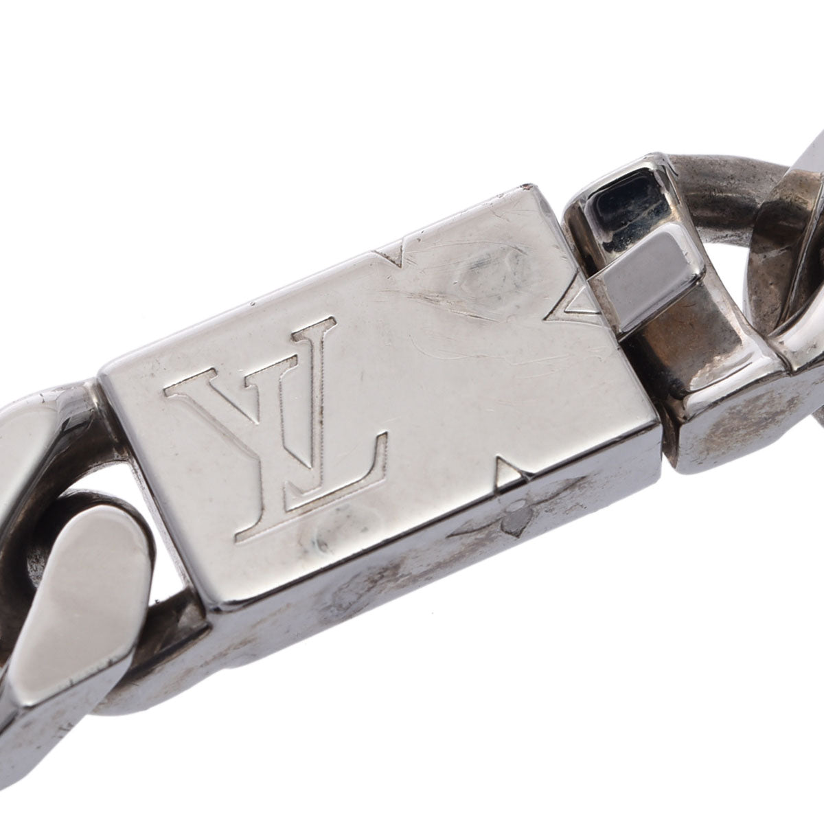 ルイヴィトンブラレス モノチェーン ブレスレット シルバー金具 メンズ