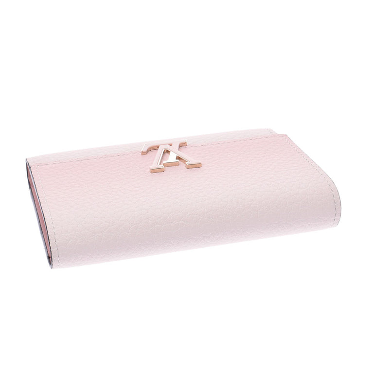 ルイヴィトンポルトフォイユ カプシーヌ コンパクト ピンク