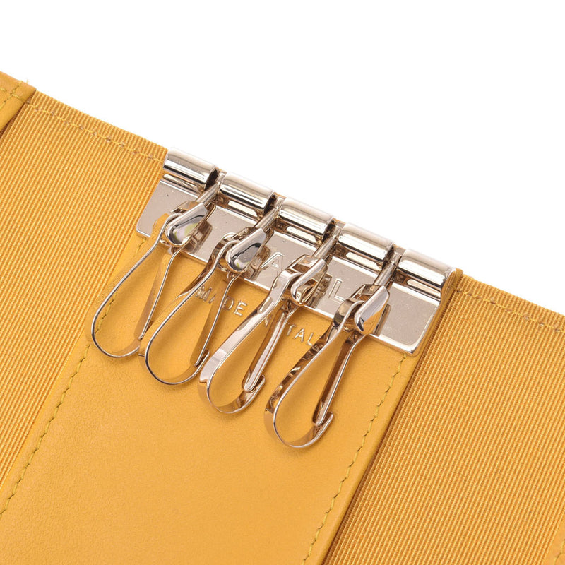 シャネル4連キーケース 14143 黄 ゴールド金具 レディース キーケース