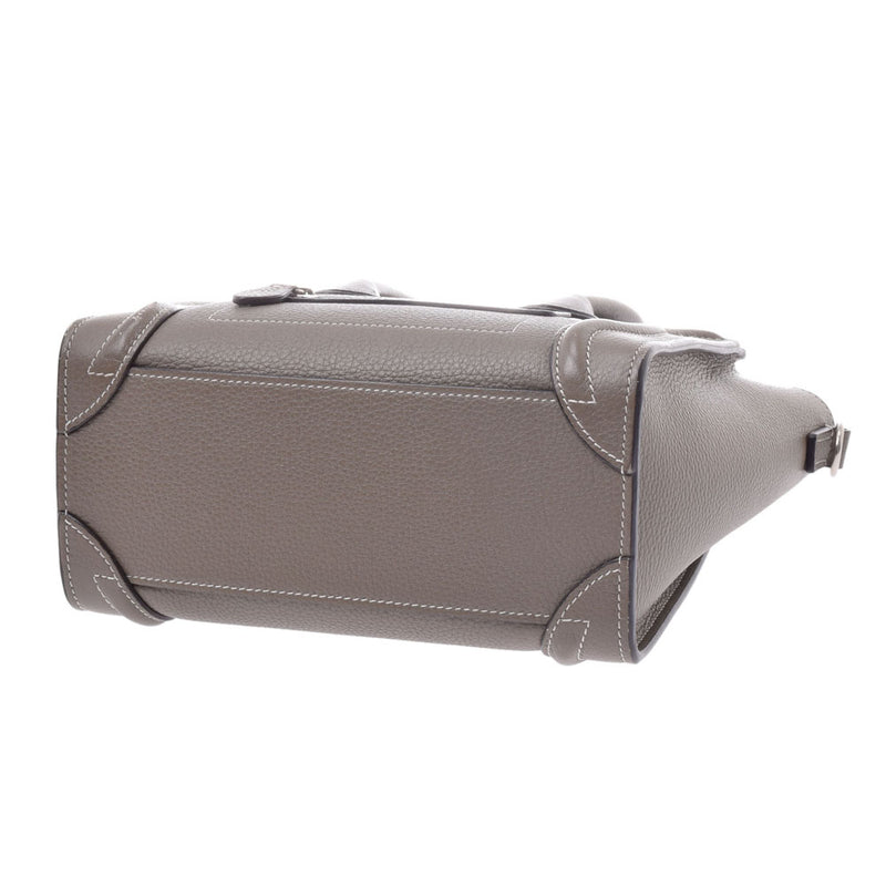 セリーヌラゲージ ナノショッパー 2WAYバッグ グレー レディース