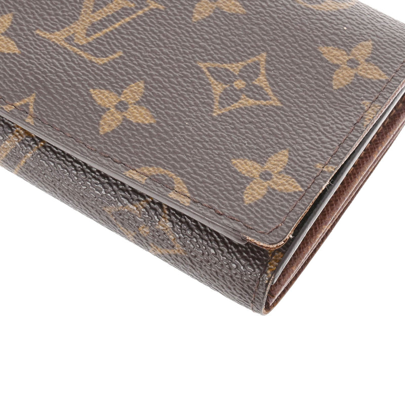 ルイヴィトンポルトフォイユ トレゾール ブラウン メンズ モノグラム