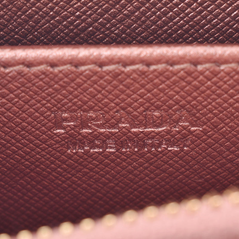 プラダ小銭入れ メタリックピンク系 レディース コインケース PRADA