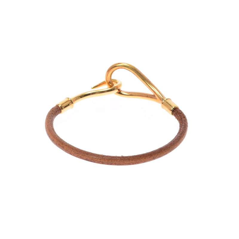 エルメスジャンボブレス 茶 ゴールド金具 レディース レザー