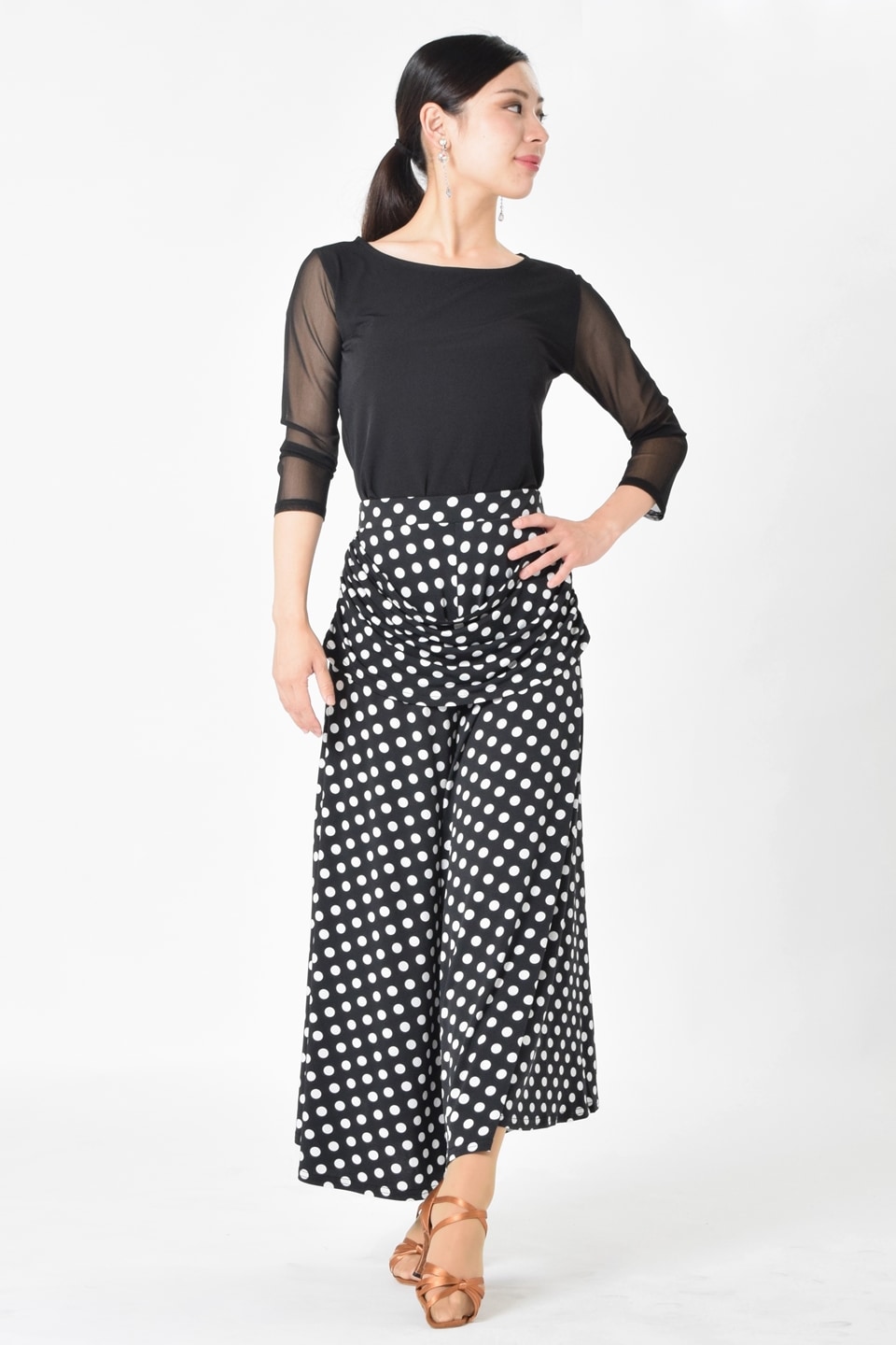 レディースダンスパンツ KRPA43 | 社交ダンス タカダンス レッスン