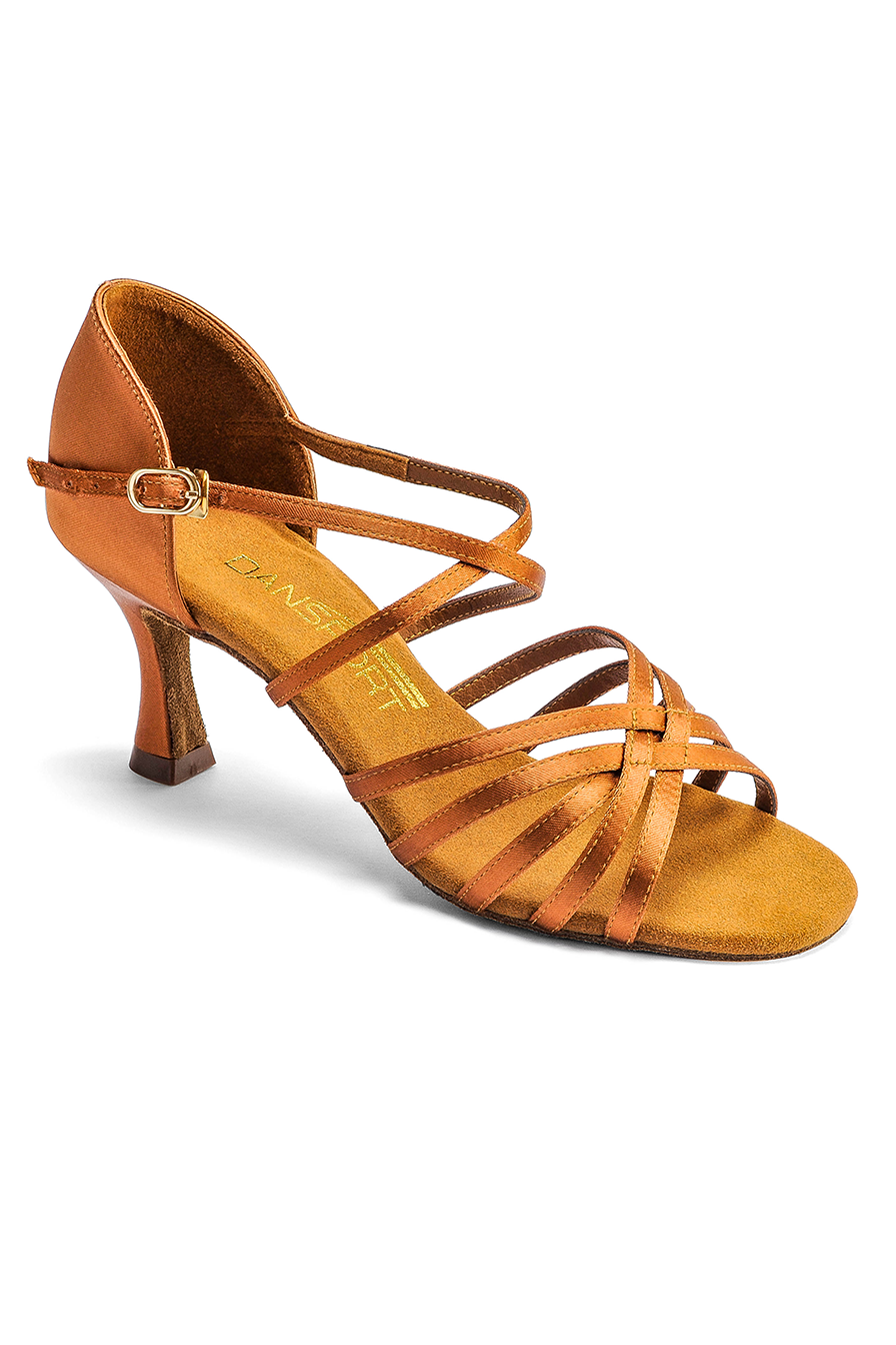 7cmヒール】L3007 タンサテン 7IDS heel （レディースラテンシューズ