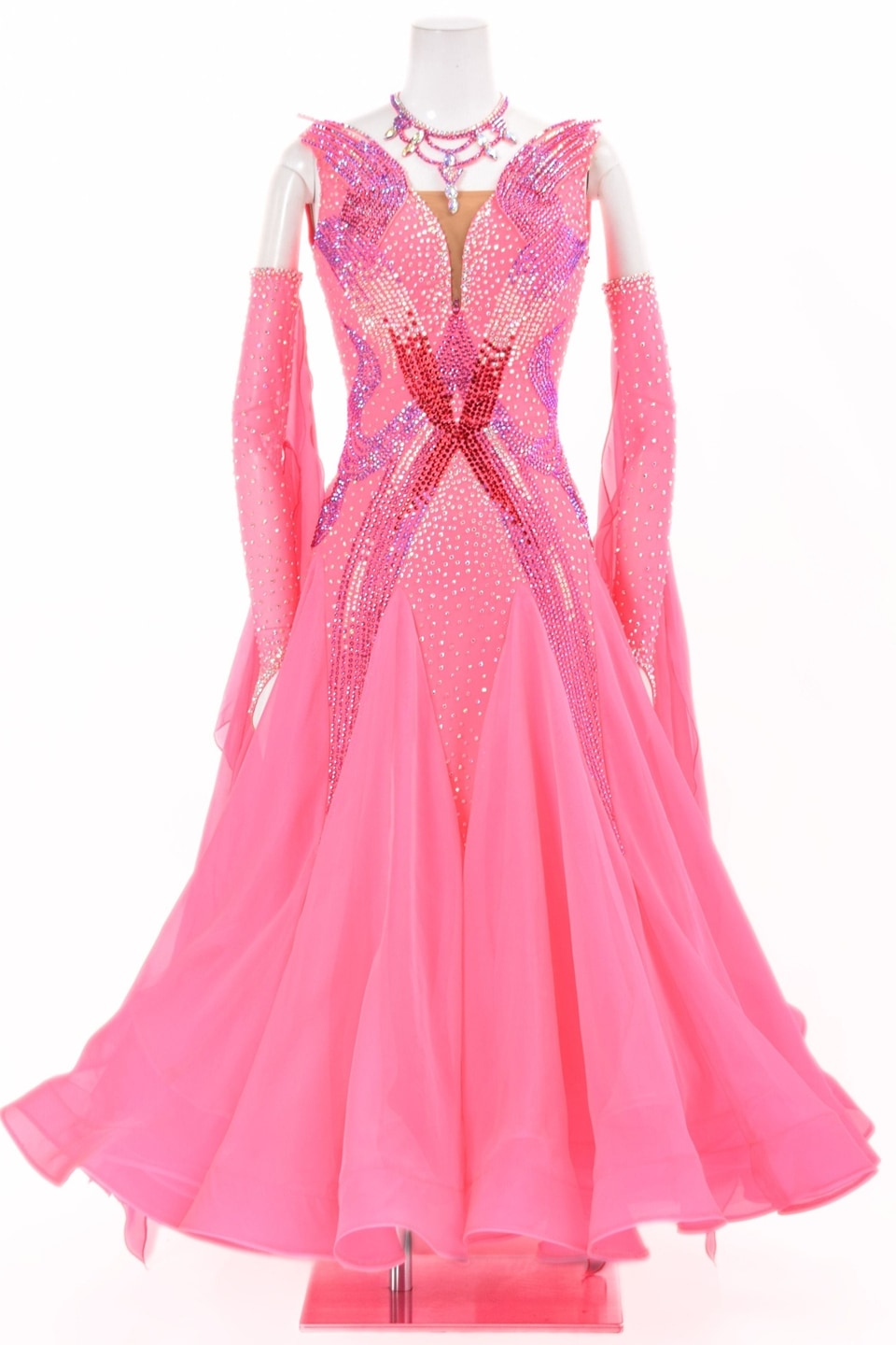 スタンダードドレス WS0745D セリース S 社交ダンス モダンドレス