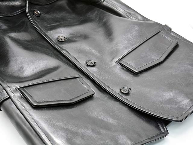 GANGSTERVILLE/ギャングスタービル】「30's Car Coat”Horse Hide