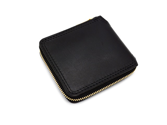 全3色【vasco/ヴァスコ】「Leather Voyage Round Zip Short Wallet