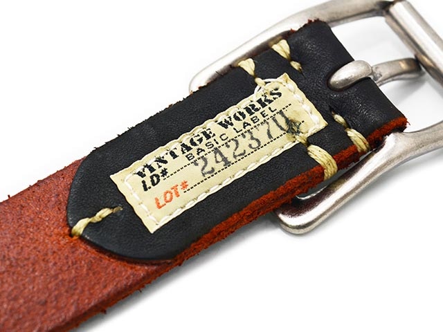 Vintage Works/ヴィンテージワークス】「Teacore Benz Belt”5679”/茶芯