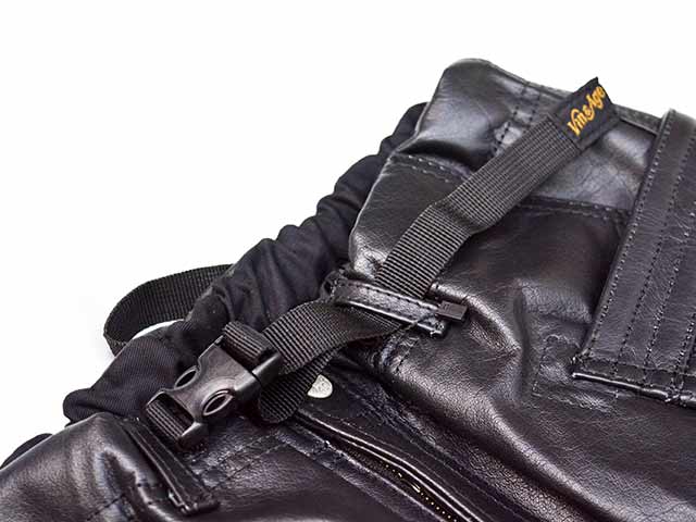 全2色【Vin&Age/ヴィン&エイジ】2025AW「Leather Ride Gear Pants