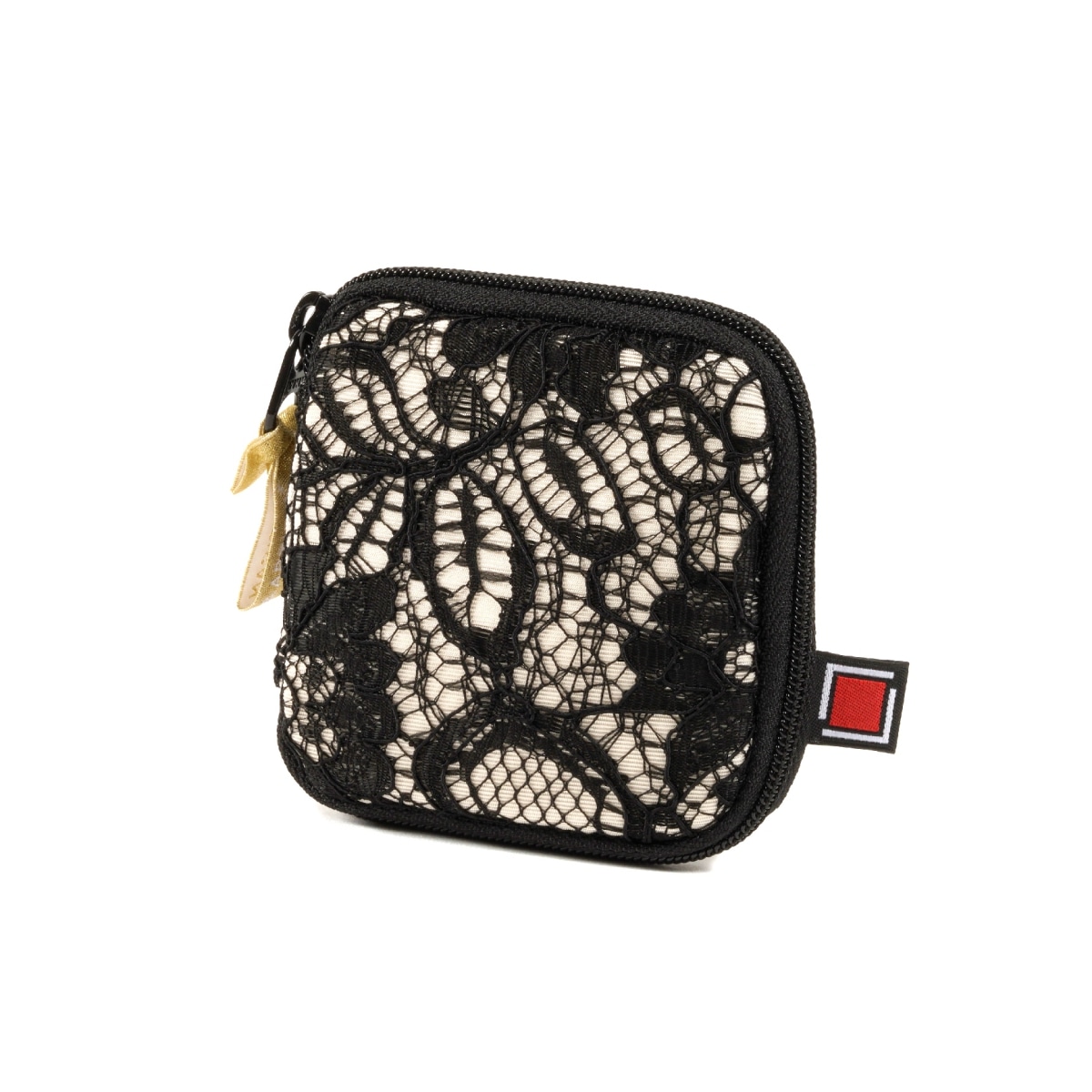 リングホルダー付きジュエリーポーチクラシック・モノトーン 2WP-CM735