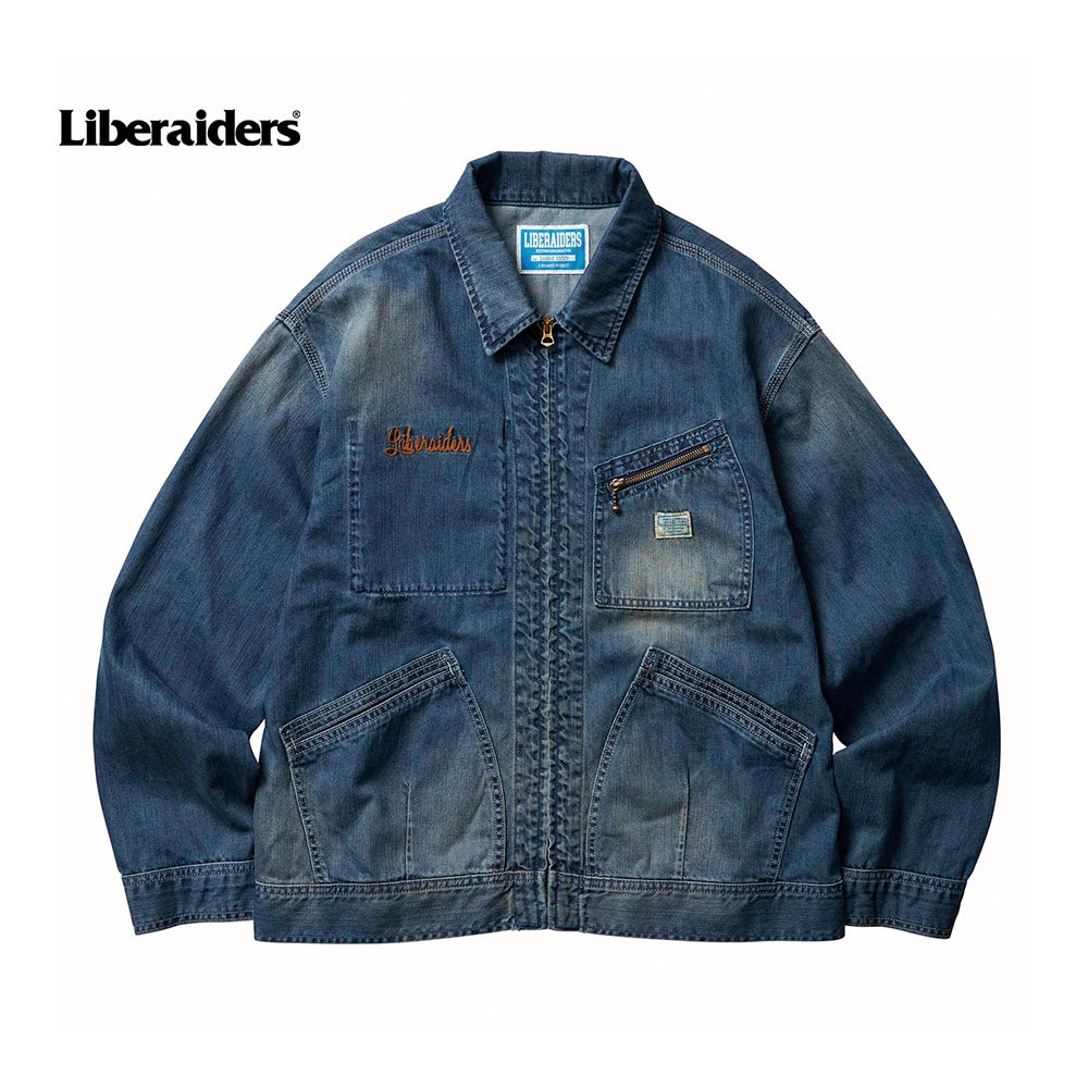 Liberaiders リベレイダース ZIP FRONT DENIM JACKET デニムジャケット
