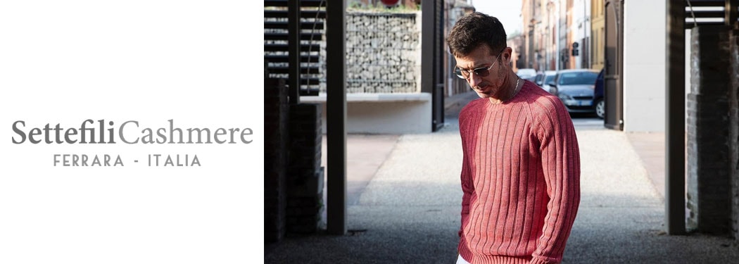 Settefili Cashmere【セッテフィーリ カシミア】クルーネックニット