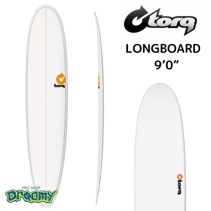 TORQ Surfboard トルクサーフボード LONGBOARD - 9'0” PINLINE WHITE