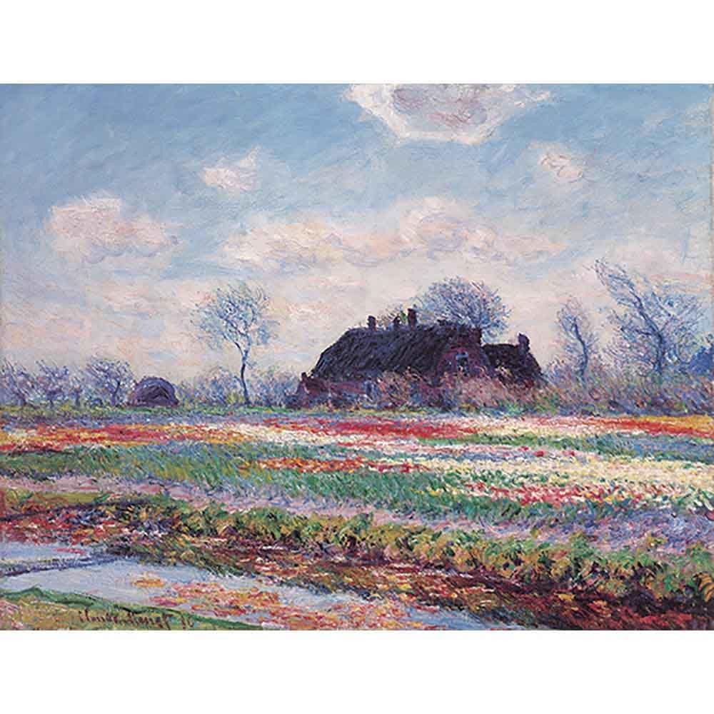 サッセンハイムのチューリップの花畑 【10号】 クロード・モネ 【 額縁