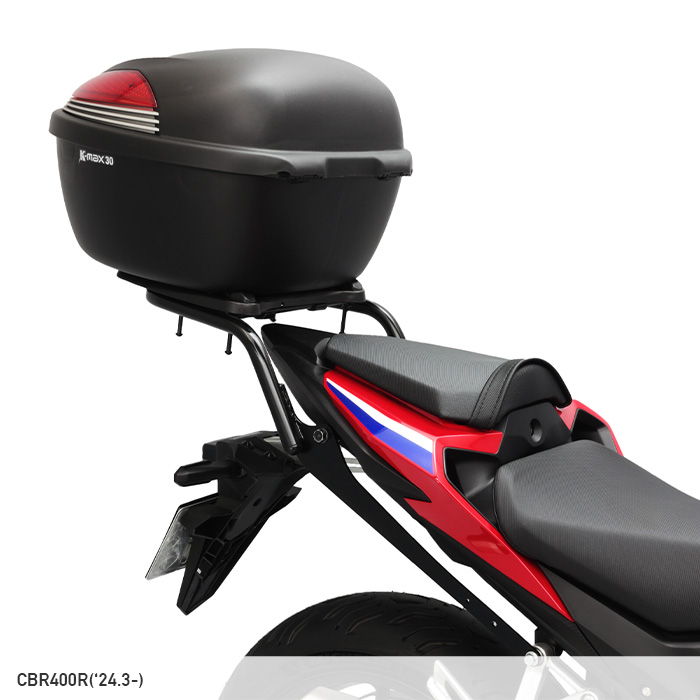 CBR400R NC65 NC56 リアキャリア＋リアボックスセット30L ブラック
