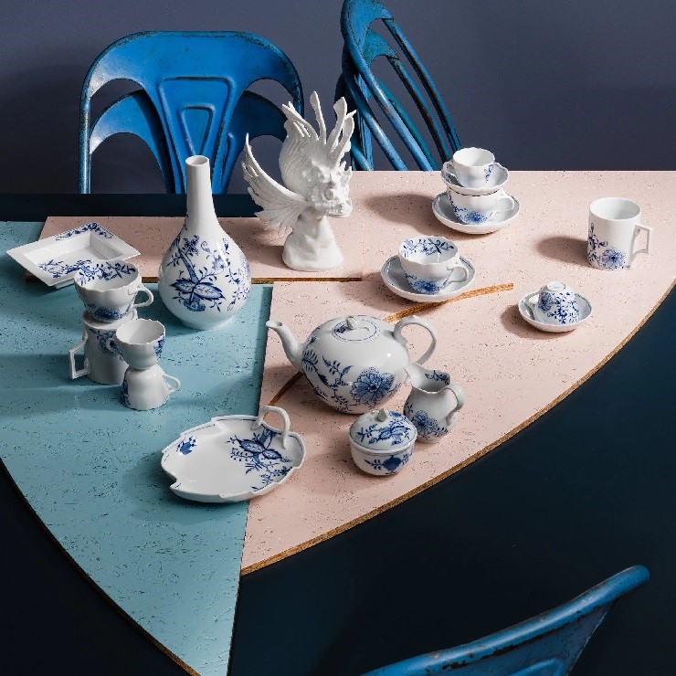 マイセン ミニ干支人形 子(ネズミ) ピンク ゴブレット 83568/900300