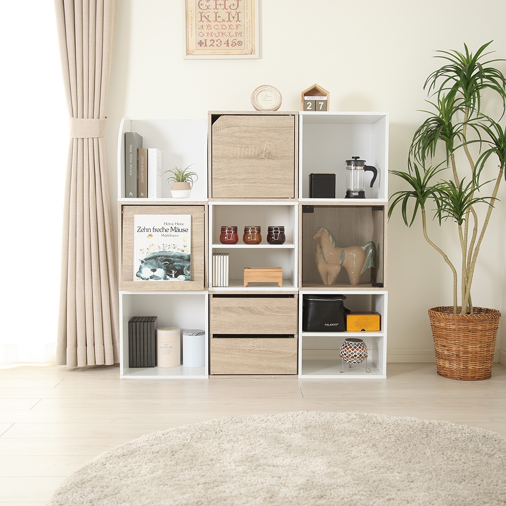 組み合わせ 自由自在 キューブボックス-Cubrick- キューブリック 棚