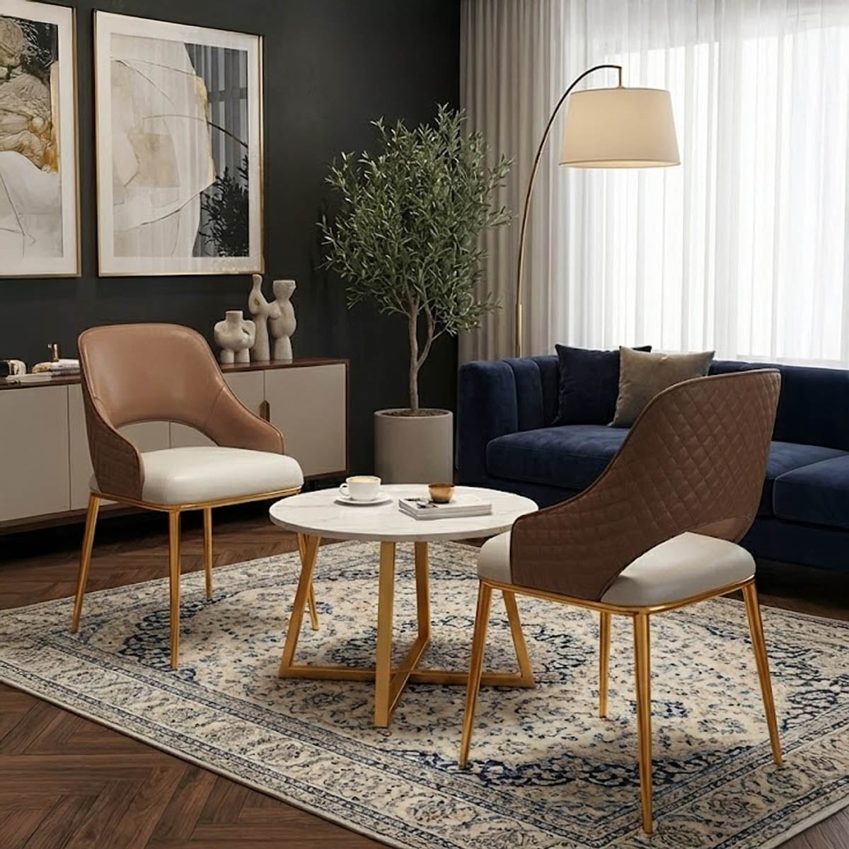 VeroMan チェア 椅子 ダイニングチェア ふわふわ包み込む スチール