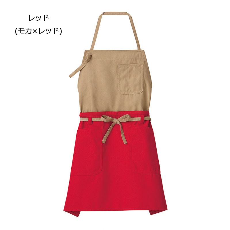 2WAYエプロン FK7158 胸当てエプロン 農作業 ガーデニング 園芸 ボン