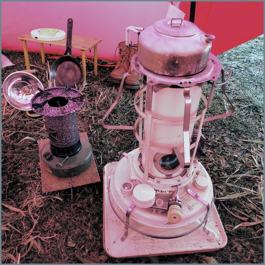 アラジン石油ストーブ 38型 Custom 1976年〜1977年式 芯交換済み Aladdin BLUE FLAMEストーブ 38型 アラジン - 北欧キャンプストーブと