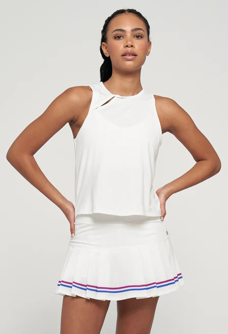 ClubSkortクラブスコート|テニスウェア|スコート|WhiteSeaBlue