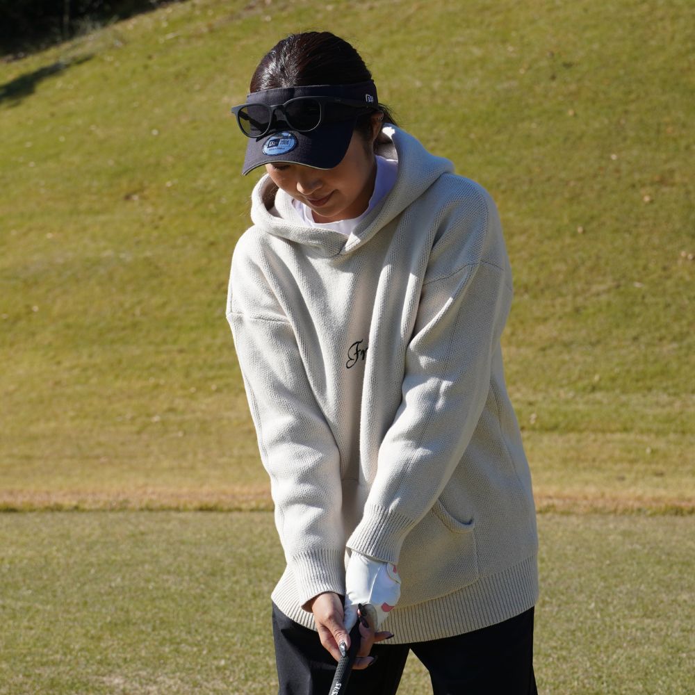 freaks logo knit hoodie – GOLF FREAKS STORE