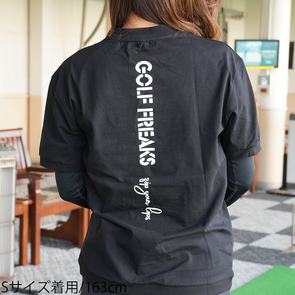 ゴルフフリークス】Back logo mockneck shirts(バックロゴモックネック