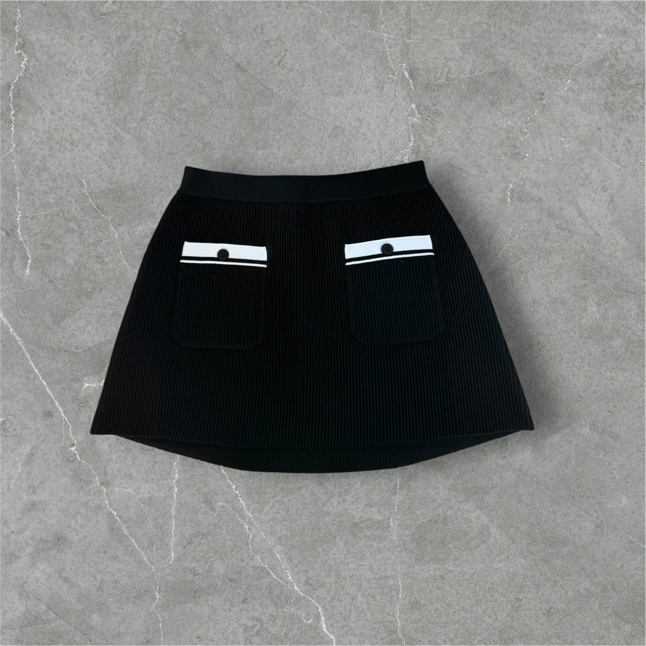 Malbon Golf（マルボンゴルフ）リブニットスカート／MB-S-0104