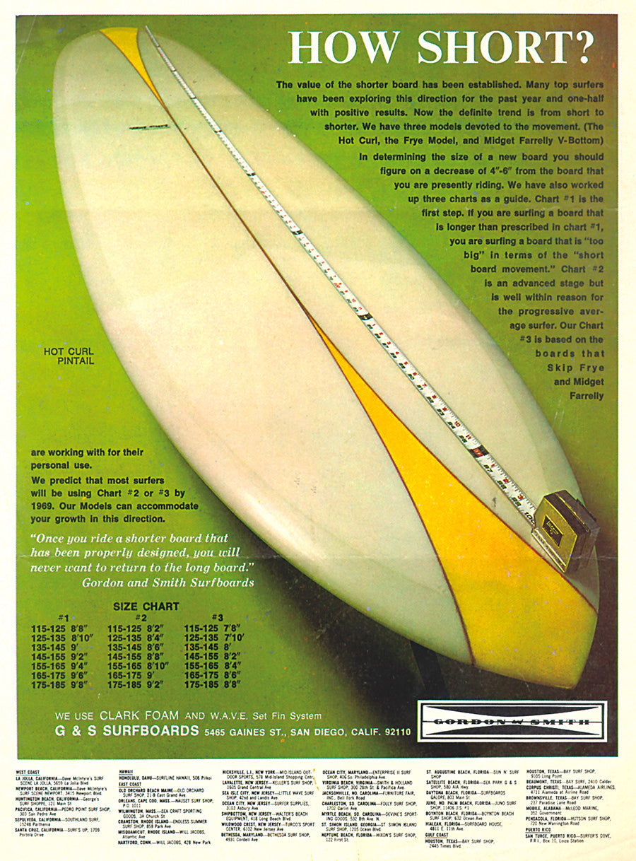 The HotCurl Pintail – G&S Surfboards & Skateboards