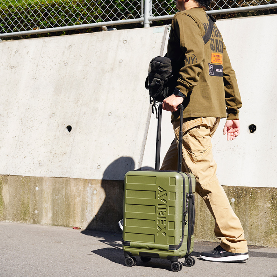 AVIREX(アビレックス) フロントオープンスーツケース｜機内持ち込み可