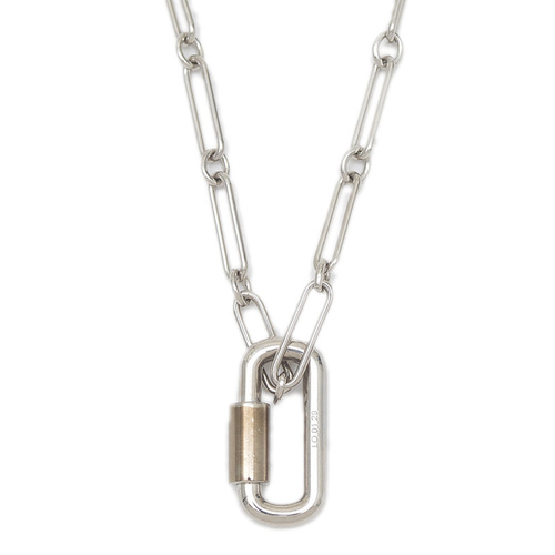Hermes Curiosite Long Necklace Silver | eLADY Globazone