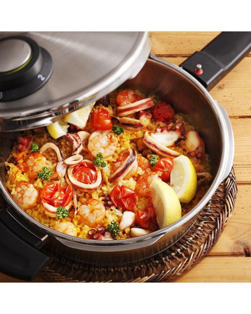 ドイツ発 170年の歴史をもつ【Fissler】簡単・安全！「圧力鍋 ビタ