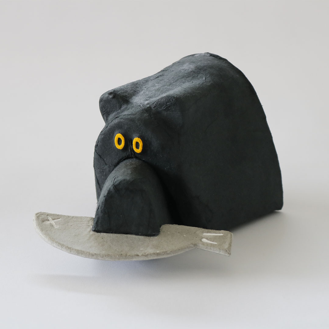 hariko 熊 kuma｜張り子・壁掛け・オブジェ｜tegoto - graf | graf