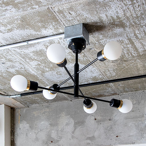 6灯シーリングライト デボン