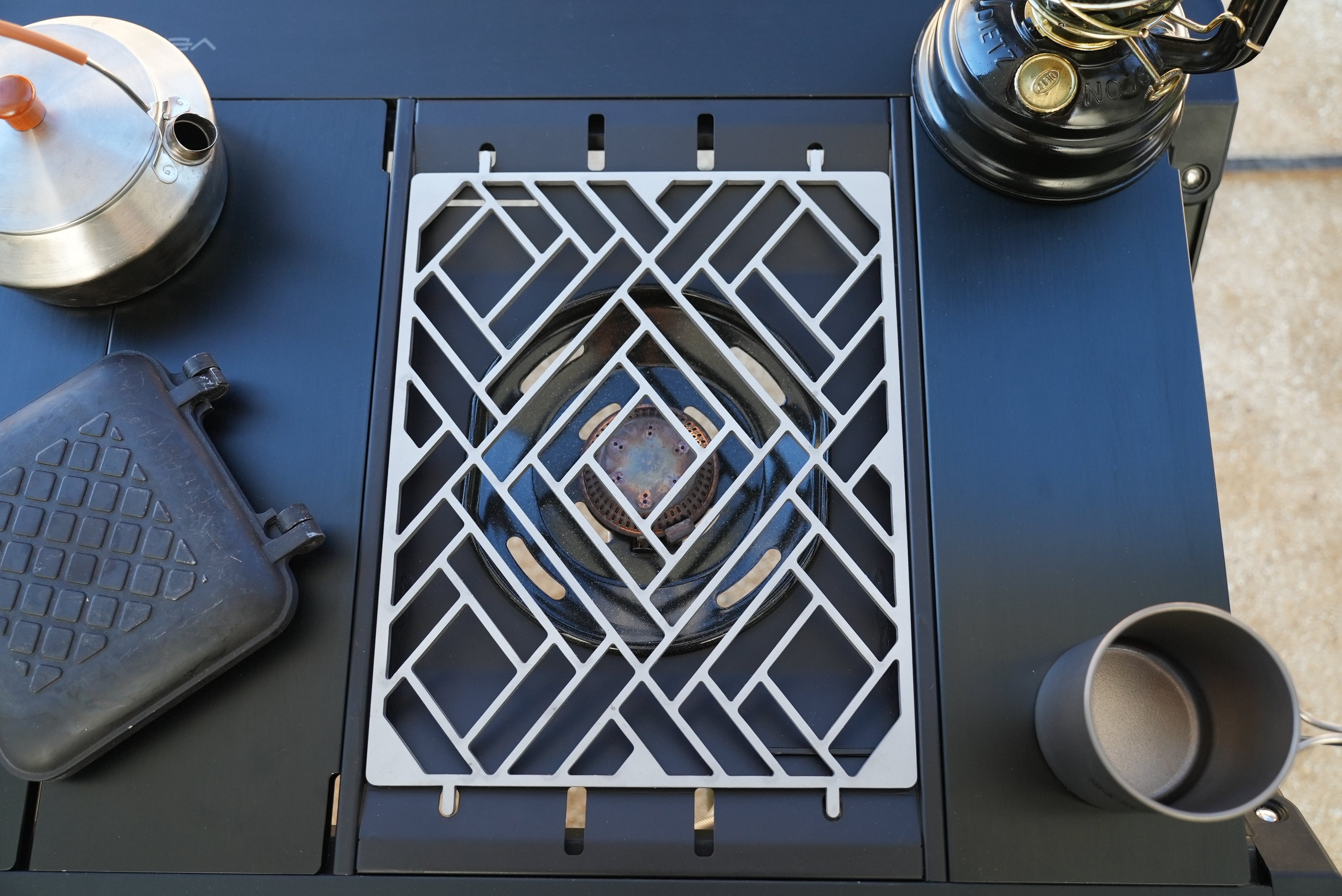 フラットバーナー② 五徳・延長プレート ステンレス スノーピーク