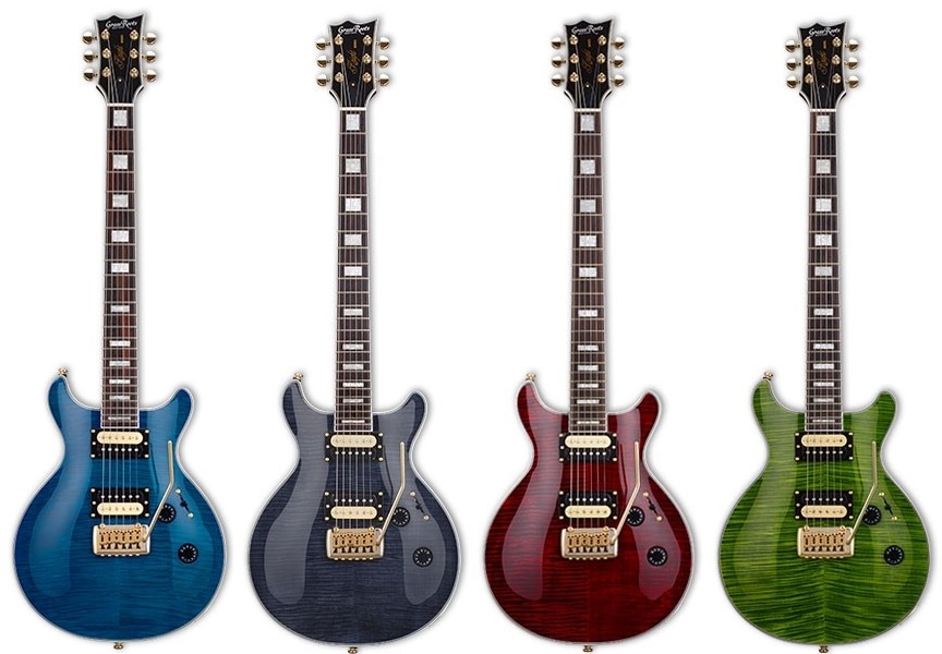 エレキギター】GrassRootsのダブルカッタウェイボディのG-KT-50Cに