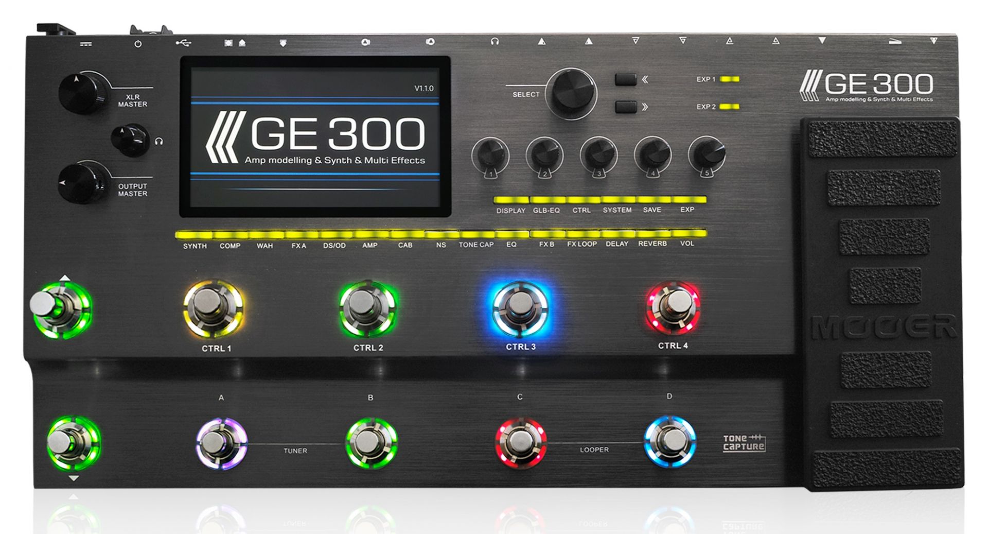 マルチエフェクター】-MOOER-多彩なエフェクトを収録した最高峰マルチ